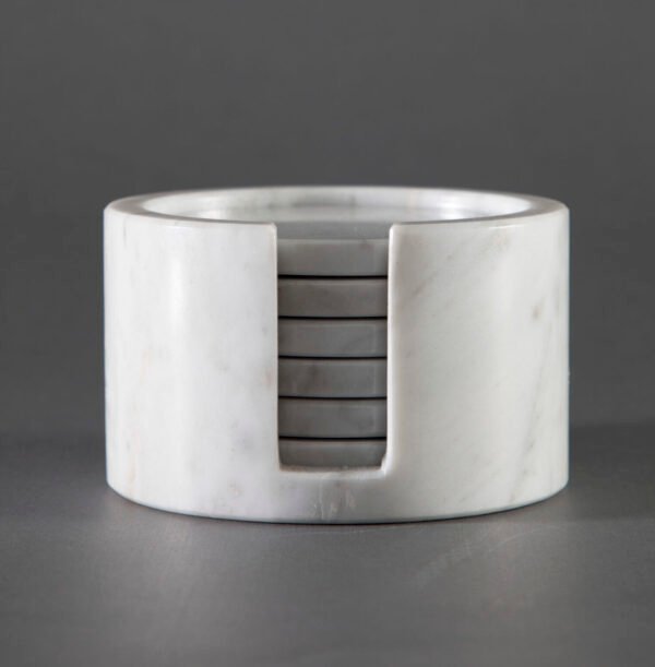 Set de portavasos redondo