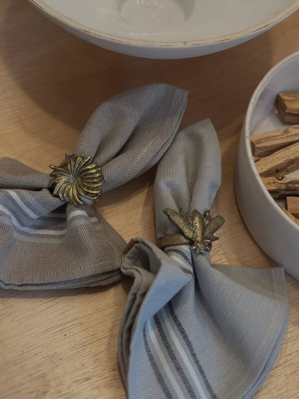 Set de 4 aros para servilleta bichos